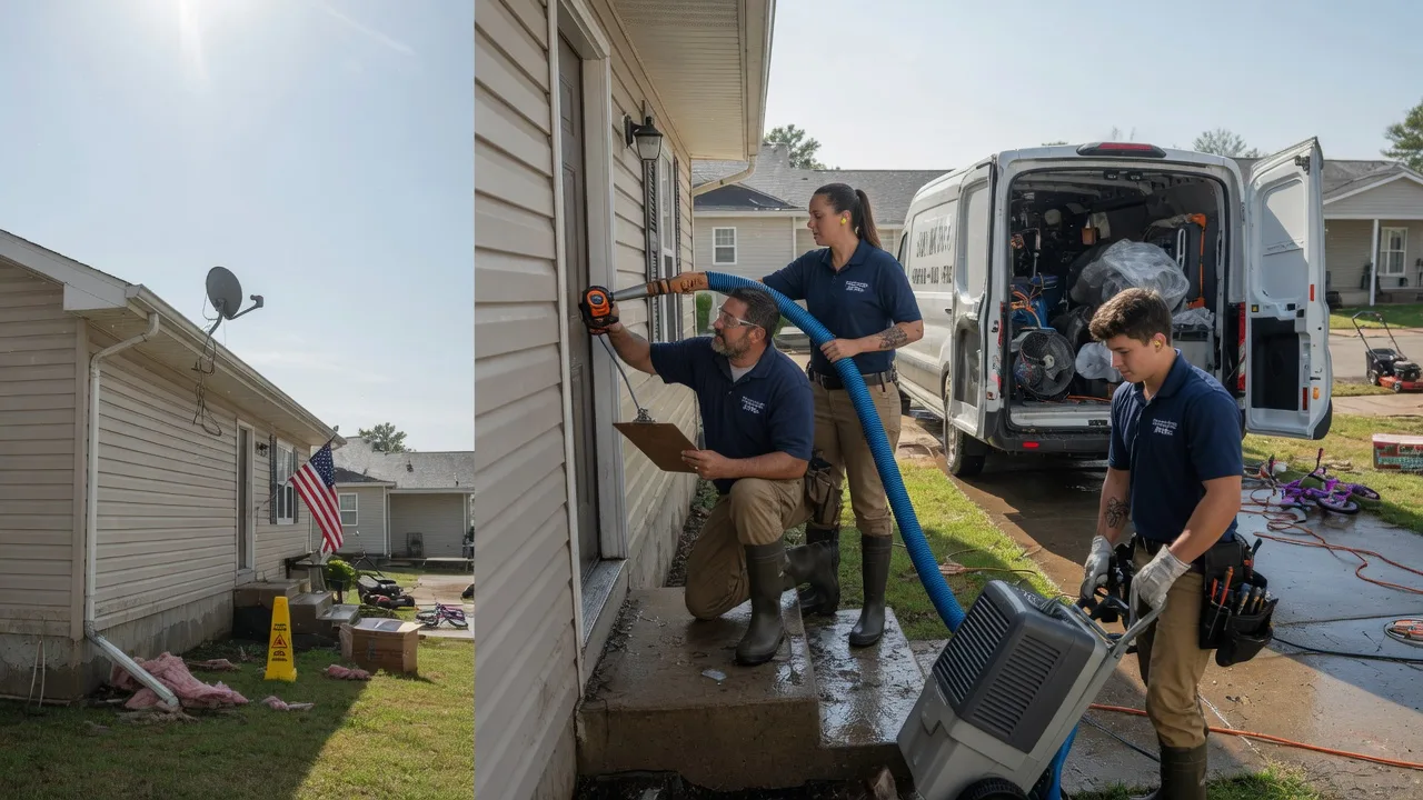 Ceiling Water Damage Restoration in Cassville, MO near me